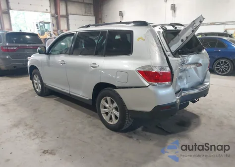 2013 Toyota Highlander Se V6 z USA, uszkodzony, nr VIN 5TDBK3EHXDS199757
